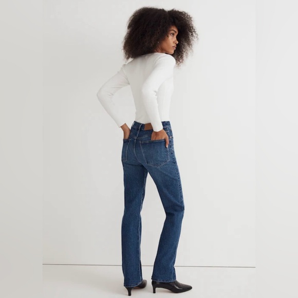 Madewell The 90’s Straight Jean in shade Barlow - Picture 3 of 8